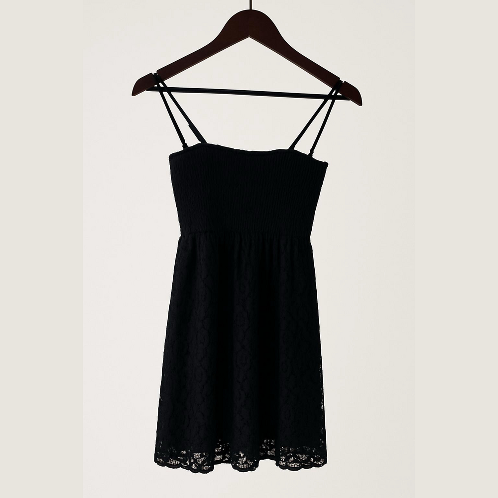Abercrombie & Fitch Black Spaghetti Strap Mini Dress - Picture 4 of 4